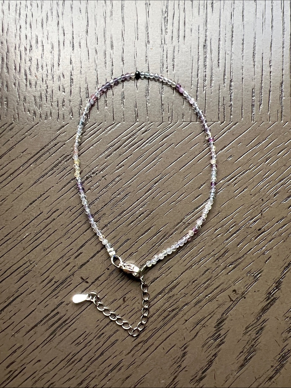 Fluorite anklet